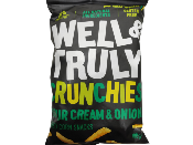 Well & Trully Crunchies sour cream & onion