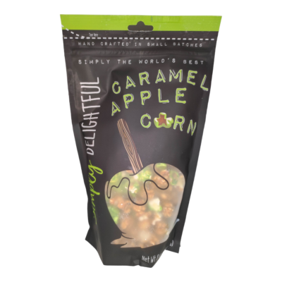 Pop corn caramel apple